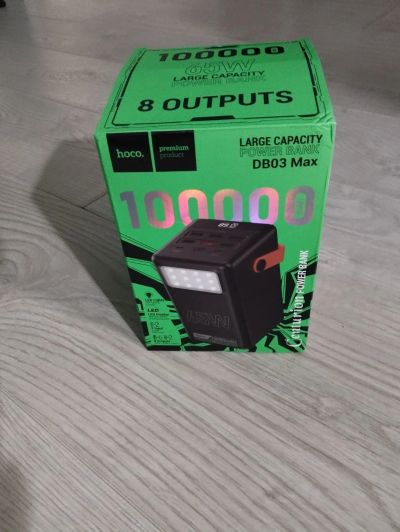 Лот: 25716354. Фото: 1. Powerbank 100000 mAh 65W. Внешние, портативные аккумуляторы для смартфонов (Power bank)