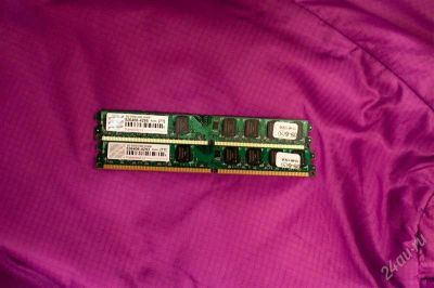 Лот: 2225302. Фото: 1. Память DIMM DDR2 2*2048MB PC6400... Оперативная память