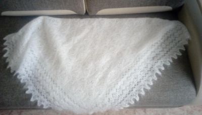 Лот: 10951779. Фото: 1. Шаль пуховая женская новая. Шарфы, платки