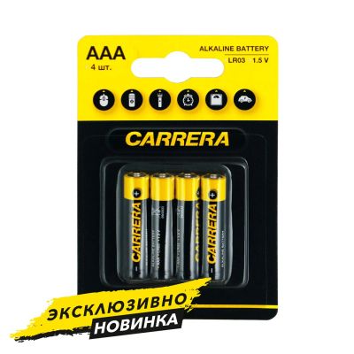 Лот: 24535765. Фото: 1. Батарейки Carrera №304, LR03... Батарейки, аккумуляторы, элементы питания