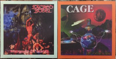 Лот: 19603230. Фото: 1. 4CD "Sacred Steel" + "Cage" (Heavy-Power... Аудиозаписи