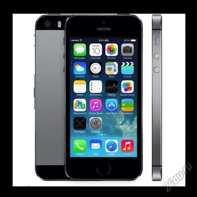 Лот: 5596439. Фото: 1. iPhone 5S 16Gb space gray / темно-серый... Смартфоны