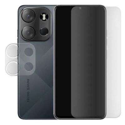 Лот: 24599666. Фото: 1. Защитное стекло Krutoff для Tecno... Защитные стёкла, защитные плёнки