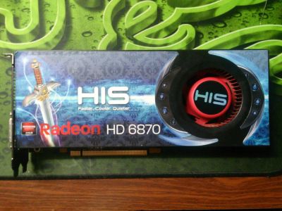 Лот: 5073784. Фото: 1. Radeon HD 6870. Видеокарты