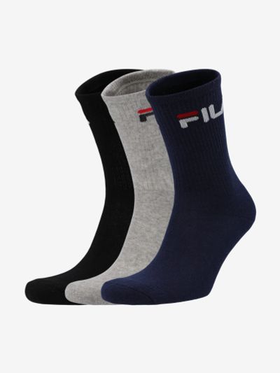 Лот: 22450193. Фото: 1. Носки FILA, 3 пары, Мультицвет. Другое (спортивная одежда)