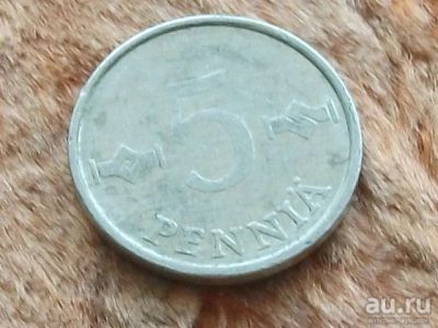 Лот: 8450095. Фото: 1. Монета 5 пенни пять пени Финляндия... Европа