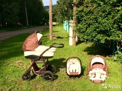 Лот: 10126785. Фото: 1. Коляска 3 в 1 Идеальное состояние. Коляски