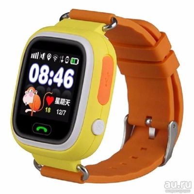 Лот: 13834235. Фото: 1. Smart Baby Watch Q80 Yellow (Б... Смарт-часы, фитнес-браслеты, аксессуары