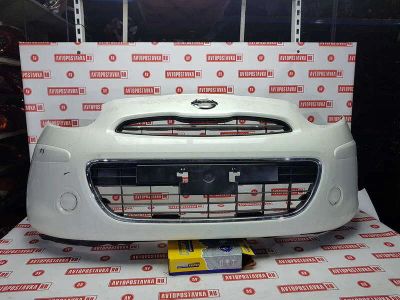 Лот: 20898926. Фото: 1. Бампер Nissan March K13 HR12DE... Кузов