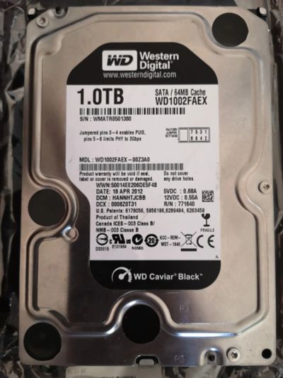Лот: 19145731. Фото: 1. Жесткий диск (HDD) Western Digital... Жёсткие диски (HDD)