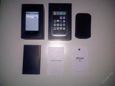 Лот: 2030228. Фото: 1. IPhone 3G , рст, полный комплект... Смартфоны