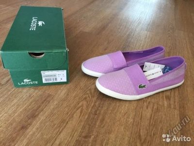 Лот: 5562067. Фото: 1. Lacoste слипоны. Кеды, кроссовки, слипоны