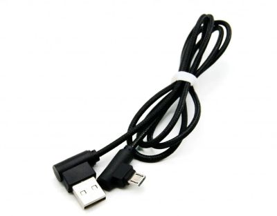 Лот: 12077290. Фото: 1. Кабель USB - Micro Lace L (черный... Дата-кабели, переходники
