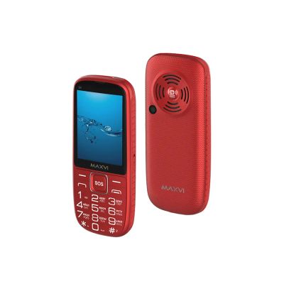 Лот: 25021387. Фото: 1. Сотовый Maxvi B9 Red 2sim/2.8... Кнопочные мобильные телефоны