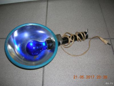 Лот: 9726505. Фото: 1. Синяя лампа (сделано в СССР). Оборудование