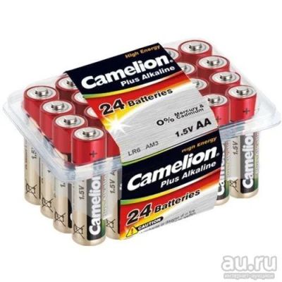 Лот: 13544751. Фото: 1. Батарейки LR6 AA Plus Alkaline... Батарейки, аккумуляторы, элементы питания