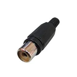 Лот: 17513141. Фото: 1. Гнездо RCA (Тюльпан) пластиковое... Разъёмы