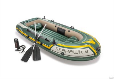 Лот: 16187942. Фото: 1. ЛОДКА INTEX надувная Seahawk 3... Лодки и катера