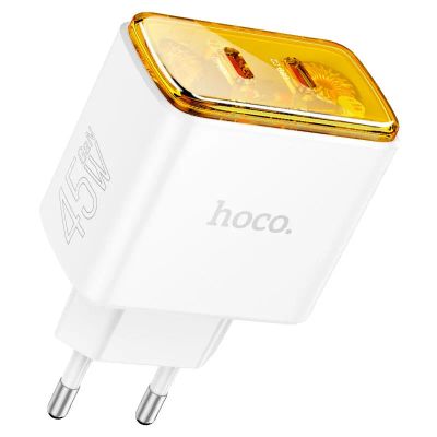 Лот: 24638575. Фото: 1. Адаптер Сетевой Hoco CS43A Smart... Зарядные устройства, блоки питания, адаптеры сетевые для смартфонов