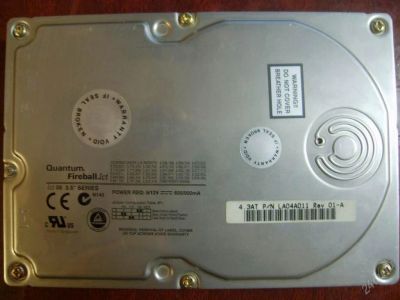 Лот: 123014. Фото: 1. HDD Quantum Fireball 4Gb. Жёсткие диски (HDD)