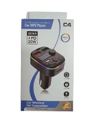 Лот: 22183429. Фото: 1. Модулятор Bluetooth EP C4 PD Type-C... FM-модуляторы, трансмиттеры