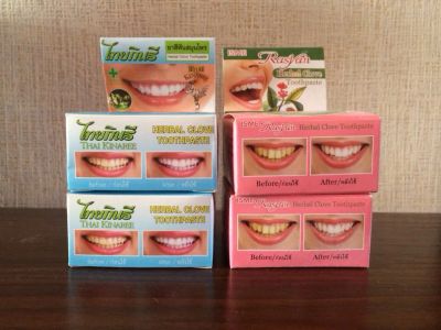 Лот: 6917893. Фото: 1. Тайская зубная паста RasYan Herbal... Уход за полостью рта