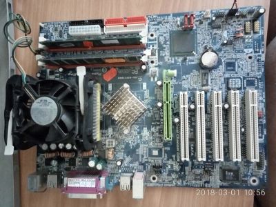 Лот: 11109615. Фото: 1. GigaByte GA-8IPE1000. Комплекты запчастей