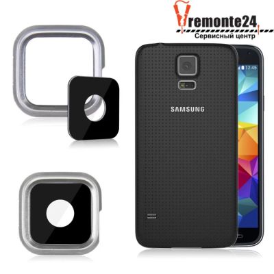 Лот: 7954215. Фото: 1. Стекло на камеру Galaxy S5 G900... Корпуса, клавиатуры, кнопки