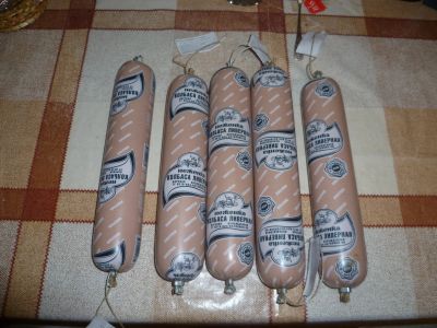 Лот: 11652741. Фото: 1. Неженка ливерная колбаса 5 шт. Мясо, птица, яйцо