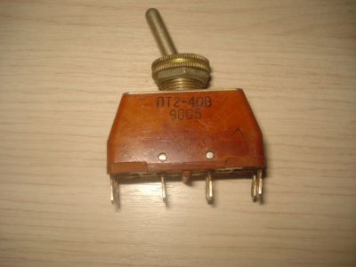 Лот: 12229779. Фото: 1. Тумблер, выключатель, ПТ2-40В. Реле, тумблеры, переключатели