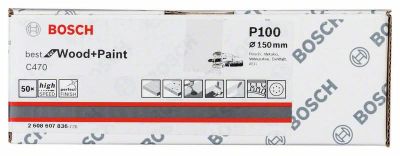 Лот: 9954912. Фото: 1. Шлифкруг Bosch d150 Р100 липучка. Запчасти