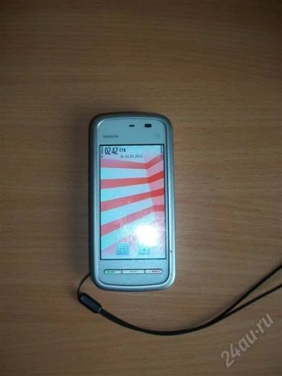 Лот: 1687422. Фото: 1. Nokia 5230 white-red. Смартфоны