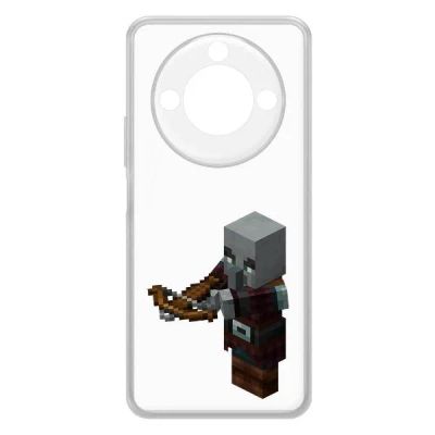 Лот: 25086756. Фото: 1. Чехол Krutoff Clear Case Minecraft... Чехлы, бамперы