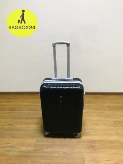 Лот: 15112037. Фото: 1. Высокопрочный черный чемодан -... Чемоданы и сумки дорожные