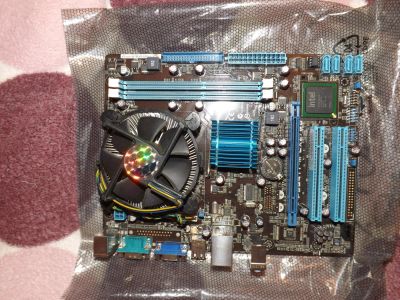 Лот: 6060920. Фото: 1. Материнская плата ASUS P5G41T-M... Материнские платы