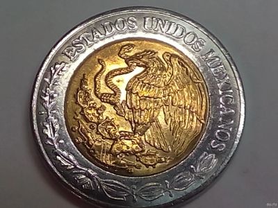 Лот: 16681686. Фото: 1. Монета Мексики 1 песо. Америка