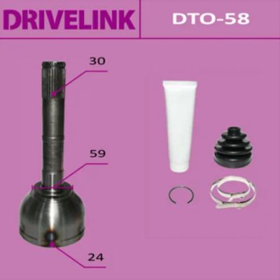 Лот: 18607374. Фото: 1. Шрус drivelink 24x59x30 (1 10... Трансмиссия