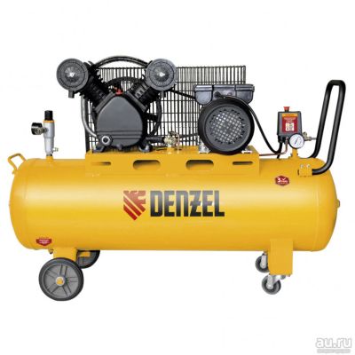 Лот: 13676112. Фото: 1. Компрессор ременной Denzel DRV2200... Электроинструмент