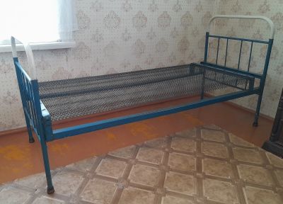 Лот: 25271954. Фото: 1. Кровать панцирная сетка СССР 195х70х100см... Кровати