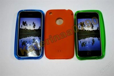 Лот: 1765078. Фото: 1. Силиконовый Чехол iPhone 3G/3Gs... Чехлы, бамперы