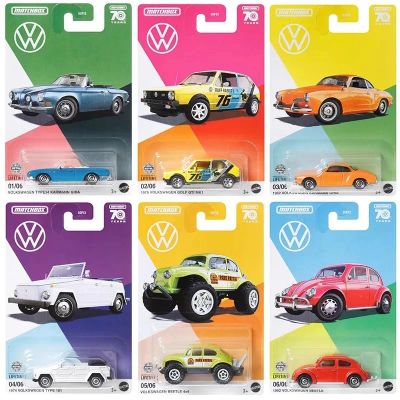 Лот: 21102038. Фото: 1. Набор Matchbox из 6 моделей Volkswagen. Машины и техника
