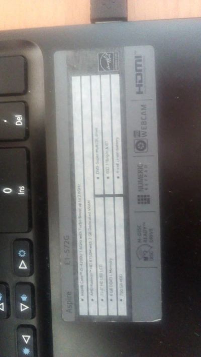 Лот: 5283621. Фото: 1. СРОчНО Acer Aspire E1-572G(Intel... Ноутбуки