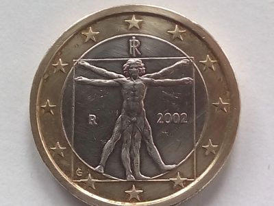 Лот: 18684620. Фото: 1. Монета 1 Евро, 2002, Италия. Европа