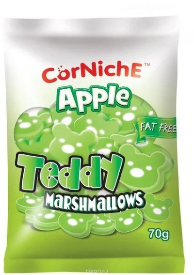 Лот: 11350061. Фото: 1. Маршмеллоу Marshmallow Teddy Apple. Другое (кондитерские изделия, конфеты)