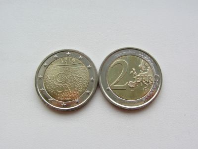 Лот: 13392981. Фото: 1. Ирландия 2 евро 2019 " 100 лет... Европа