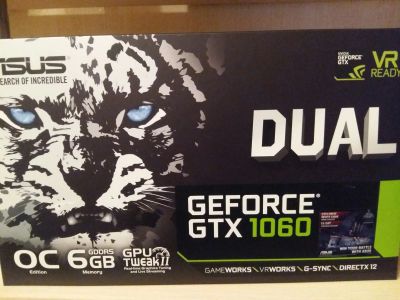 Лот: 16738669. Фото: 1. Nvidia geforce gtx 1060 6gb. Видеокарты
