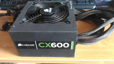 Лот: 9281584. Фото: 1. Corsair CX600. Корпуса, блоки питания