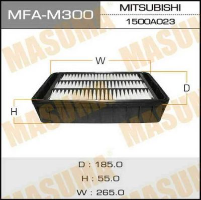 Лот: 18593663. Фото: 1. Воздушный фильтр masuma (vic a-3025... Расходные материалы