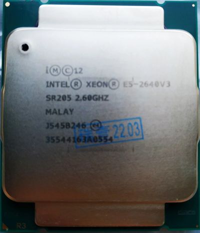 Лот: 19017689. Фото: 1. Intel® Xeon® Processor E5 2640... Процессоры