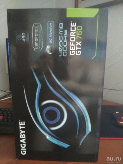 Лот: 8959474. Фото: 1. Видеокарта GigaByte GeForce GTX... Видеокарты